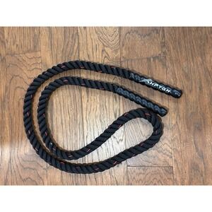 Shpygn Sport Weighted Jump Rope Black Red Heavy Duty Braided Workout Rope